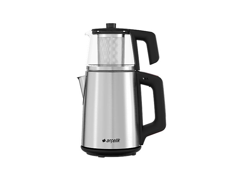 ARCELIK CM 3626 IC 1650 W Cam Demlikli Çay Makinesi Inox Fiyat