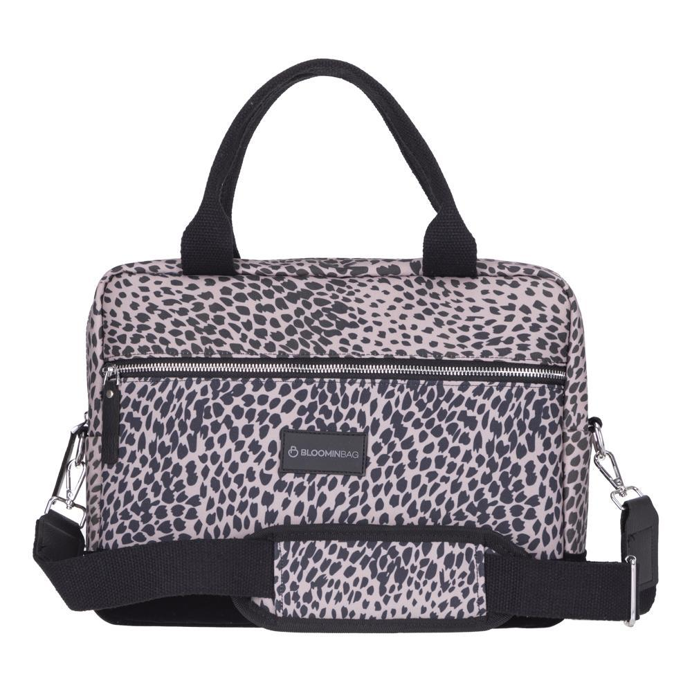 BLOOMINBAG Leopard Cita Noir MacBook 14 inç Laptop Çantası Siyah - kahverengi