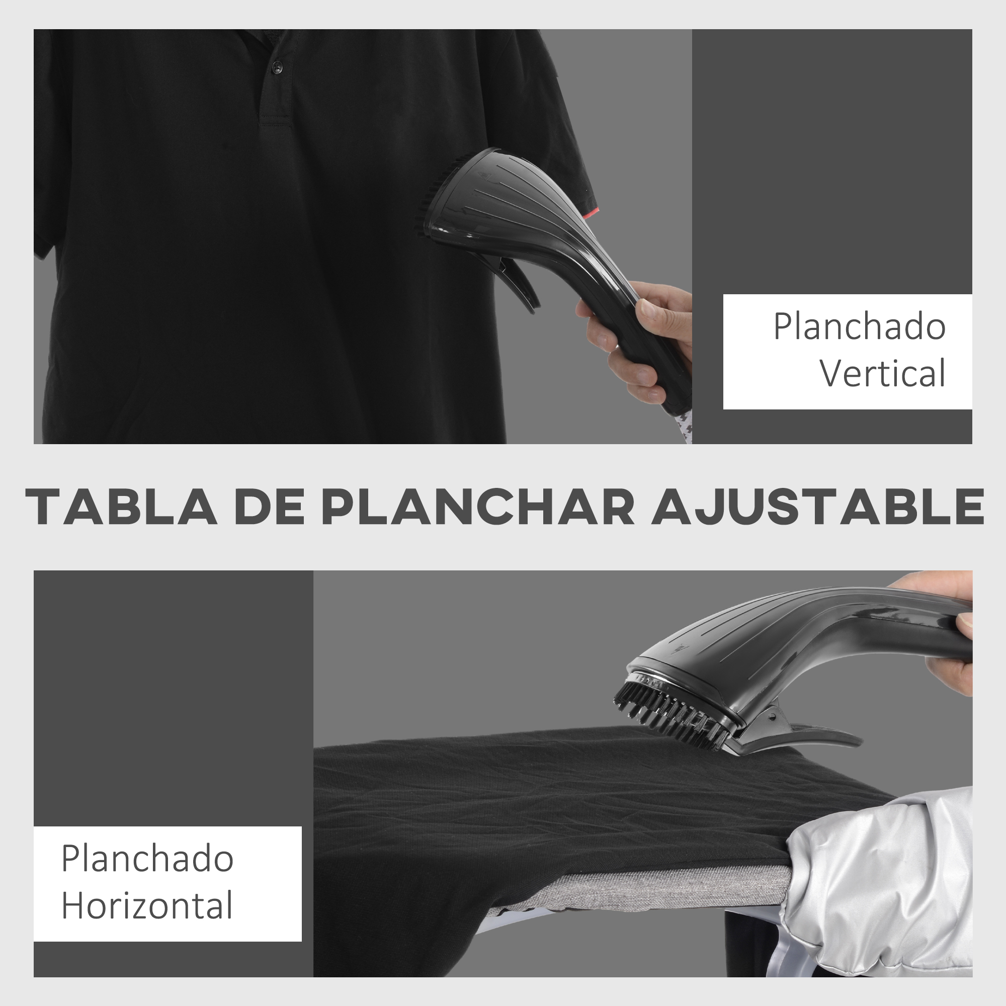 Plancha vapor vertical | HOMCOM 853-016V90BK, #g/min, 2000 ml, Negro ...