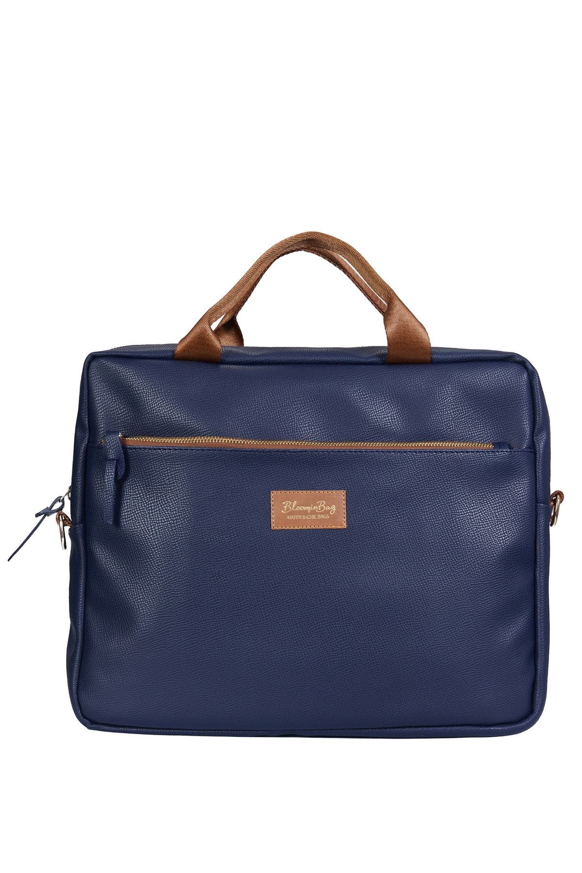 BLOOMINBAG Pitonic Nature Navy MacBook Uyumlu 16 inç Laptop Çantası Mavi - Lacivert