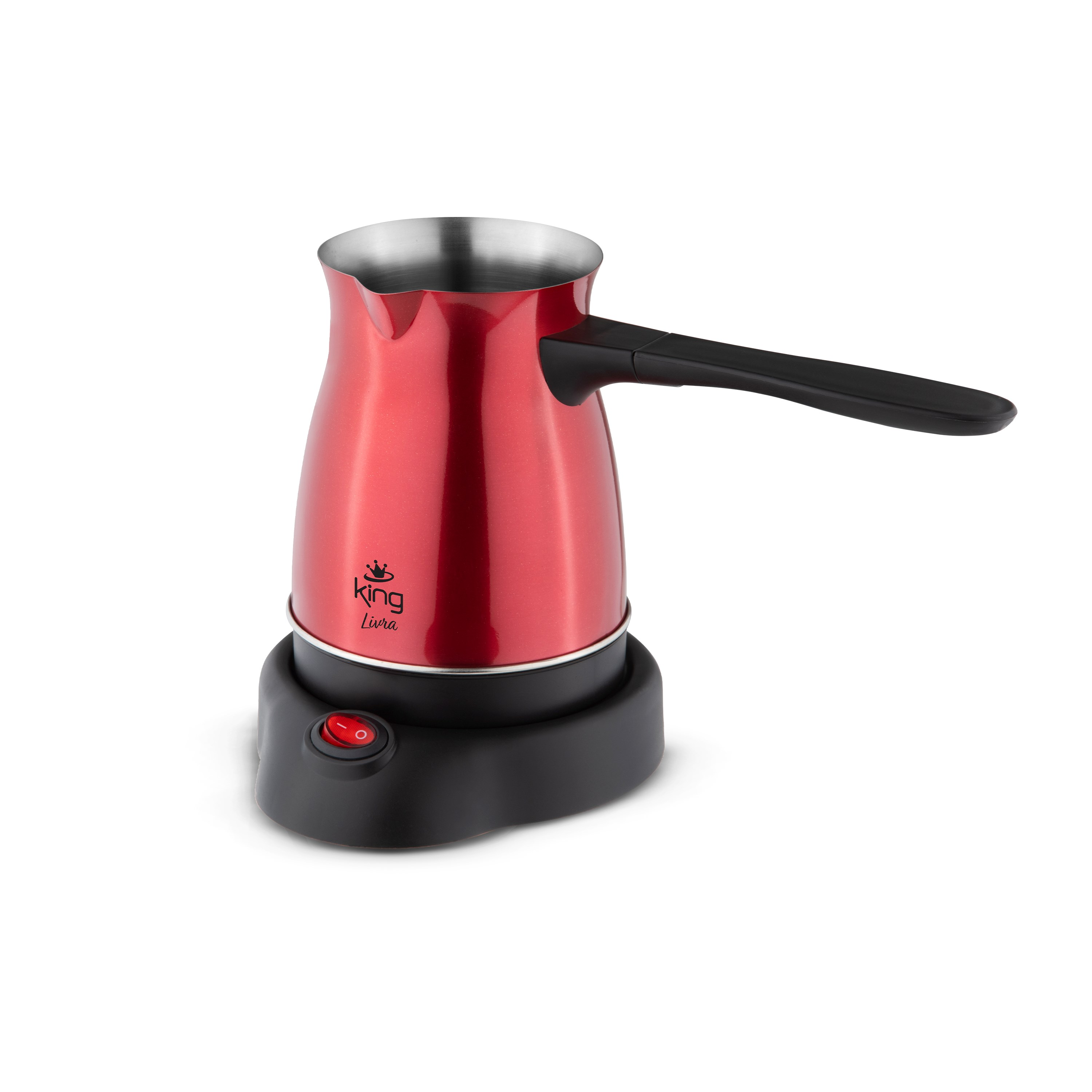 KING K3104 Livra Türk Kahve Makinesi Kırmızı