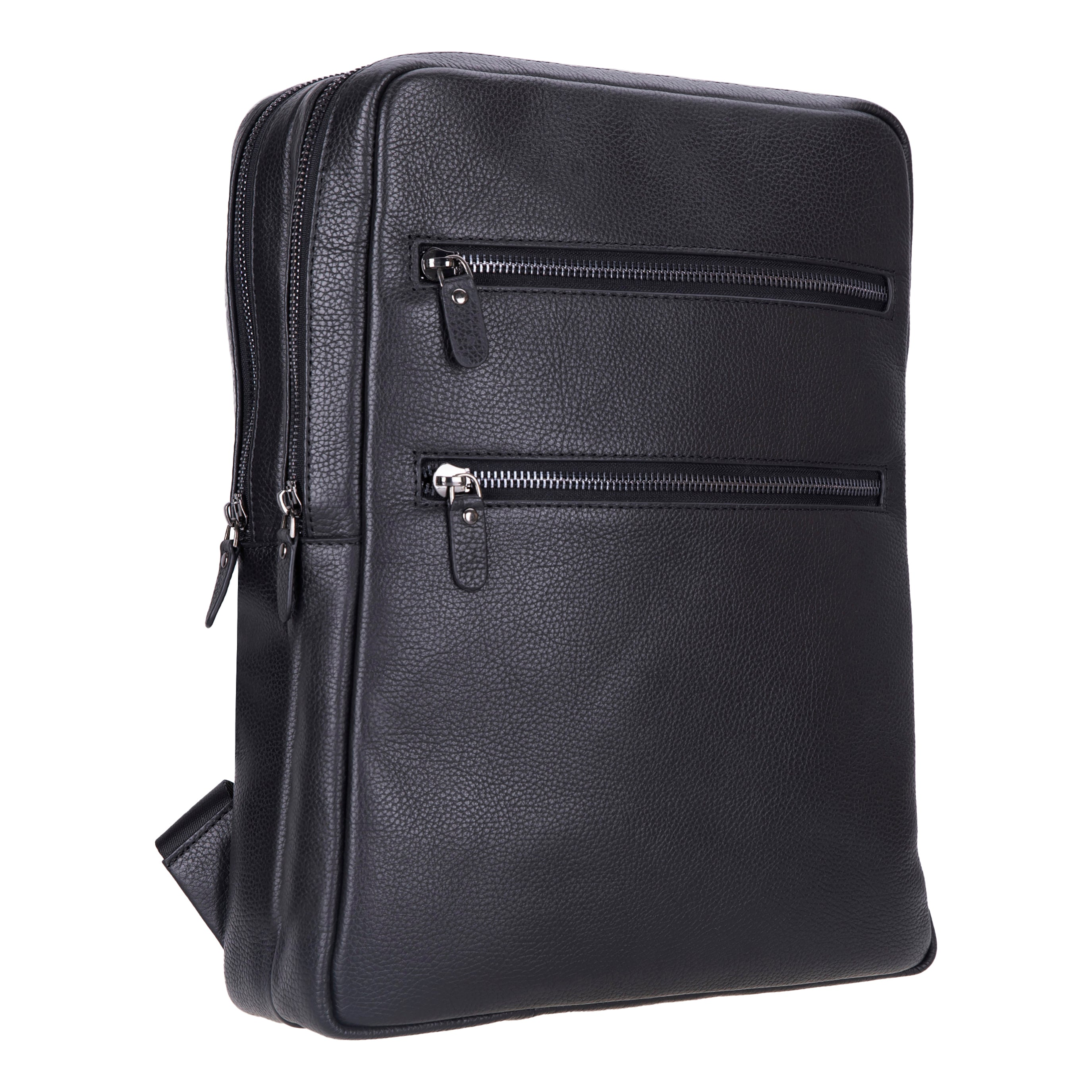 BLOOMINBAG Atelıer Onyx  Hakiki Deri Laptop   – 16” Uyumlu Sırt çantası Siyah