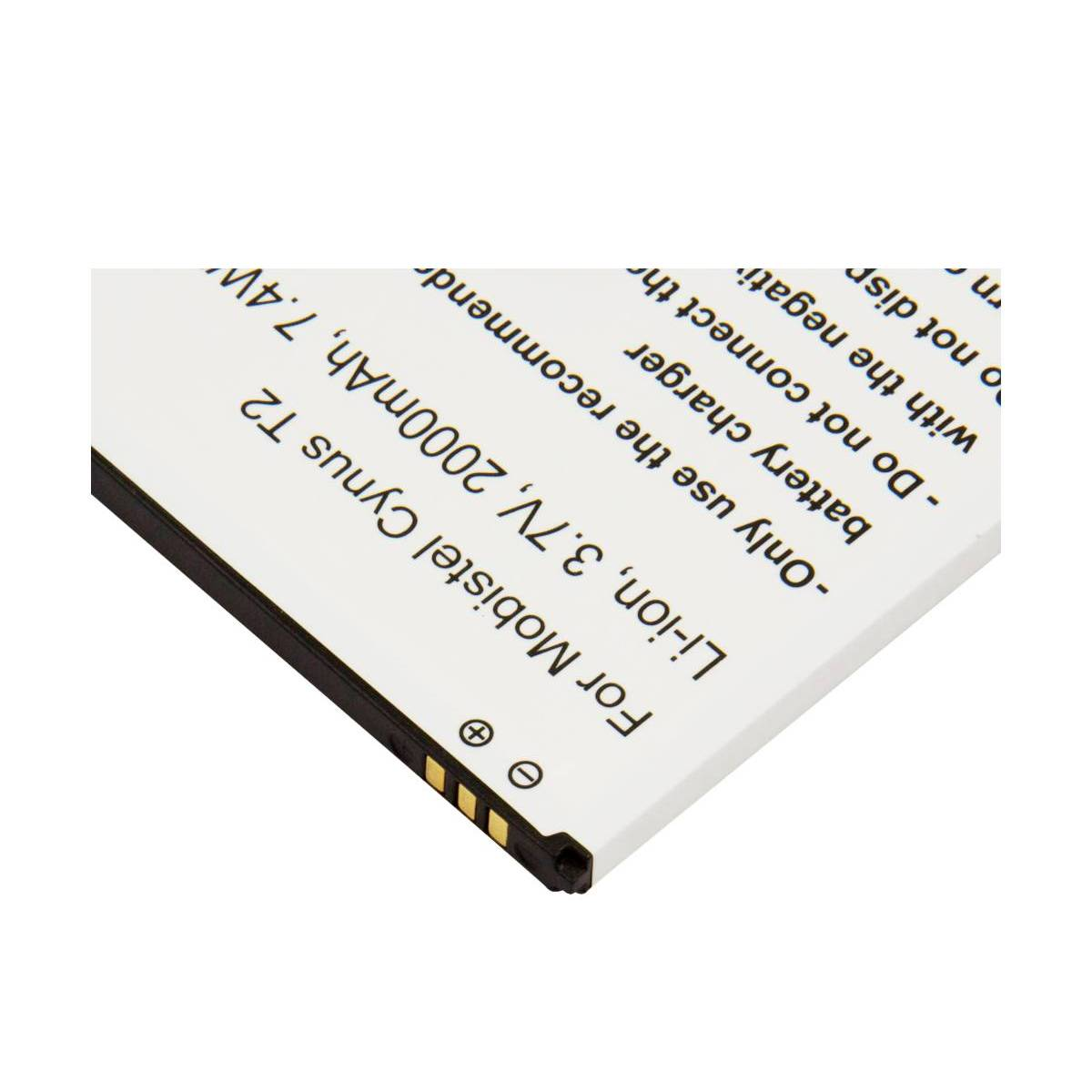 Batería Li-ion para Mobistel Cyprus T2, 3,7V, 2000mAh.