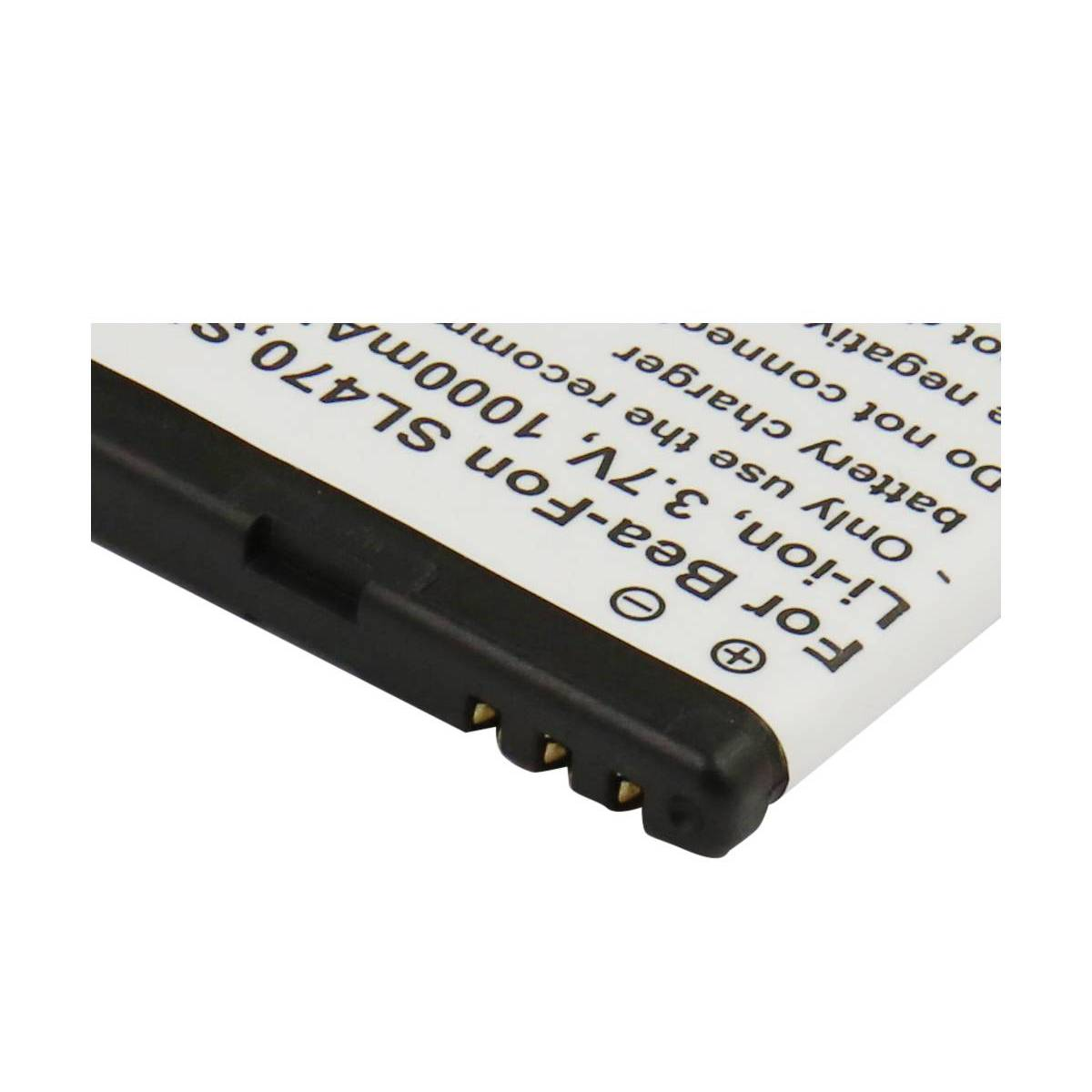 Li-Ion Akku für Bea-Fon SL470, 3,7V, 1000mA.