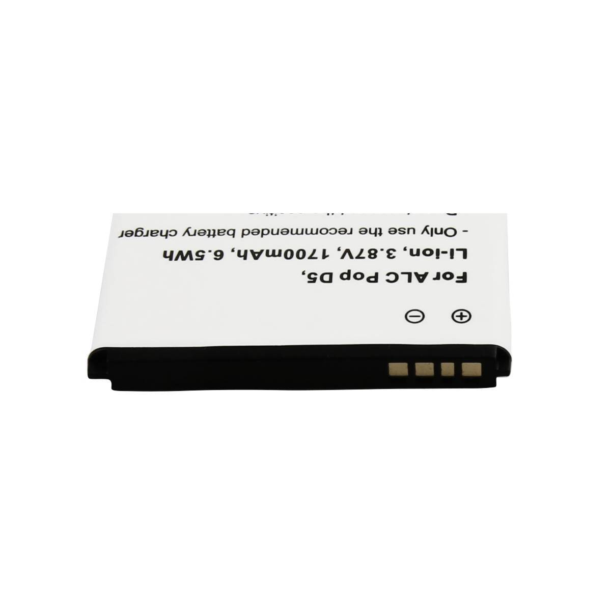 Batteria bianca per ALC Pop D5, Li-Ion, 3.87V, 1700mAh.