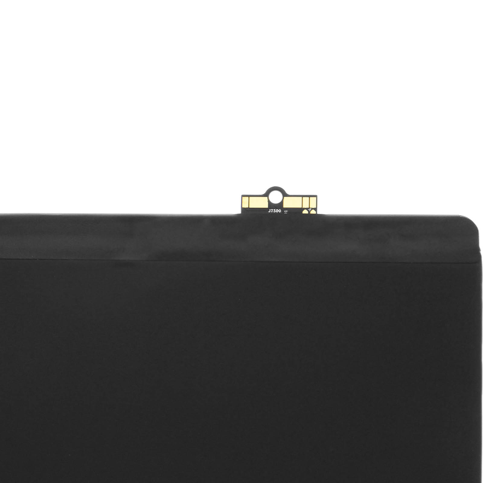 Schermo nero con cavo flessibile etichettato J7500.