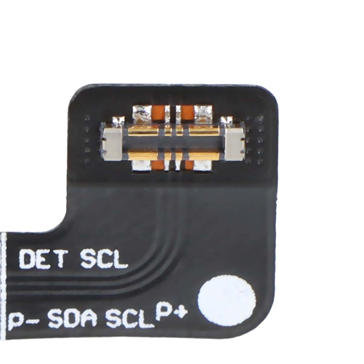 Schaltkreisplatine mit Goldkontakten, Beschriftung DET SCL und P- SDA SCL P+