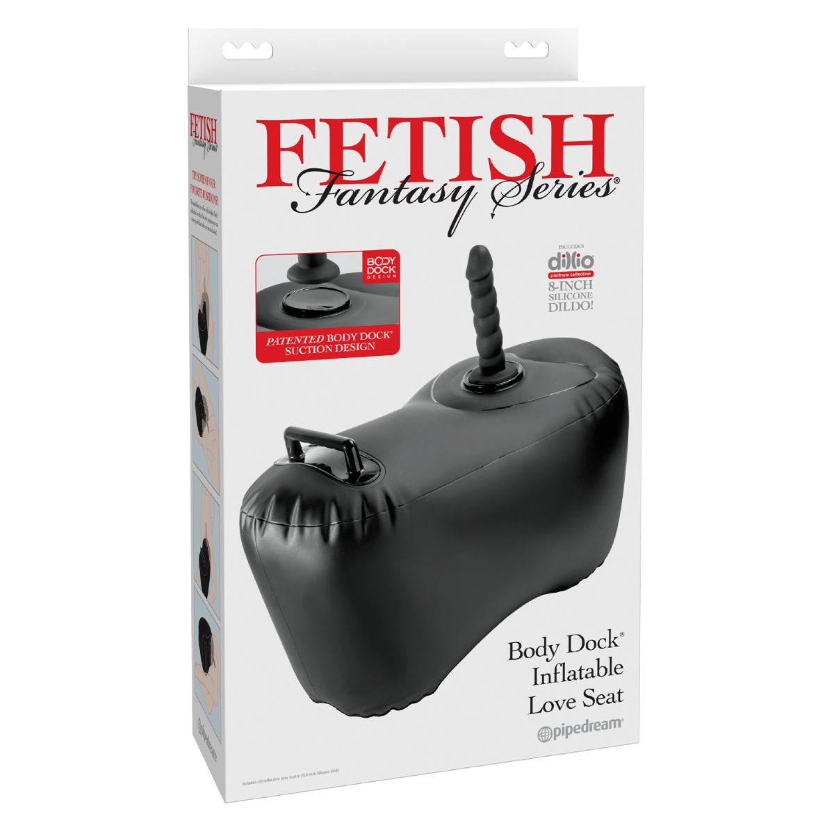 PIPEDREAM Fetish Fantasy | Body Dock Love Seat - Schwarz Vibrator