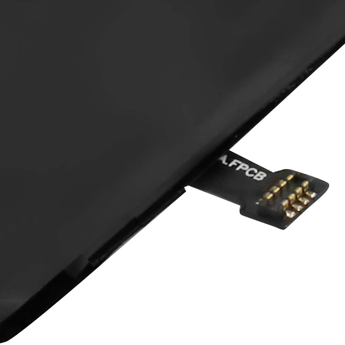 Cavo flat flessibile nero con connettori ed etichetta A.FPCB.
