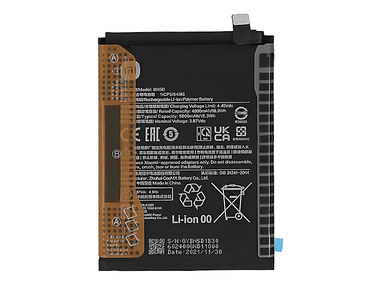 BATTERIA PER SMARTPHONE...