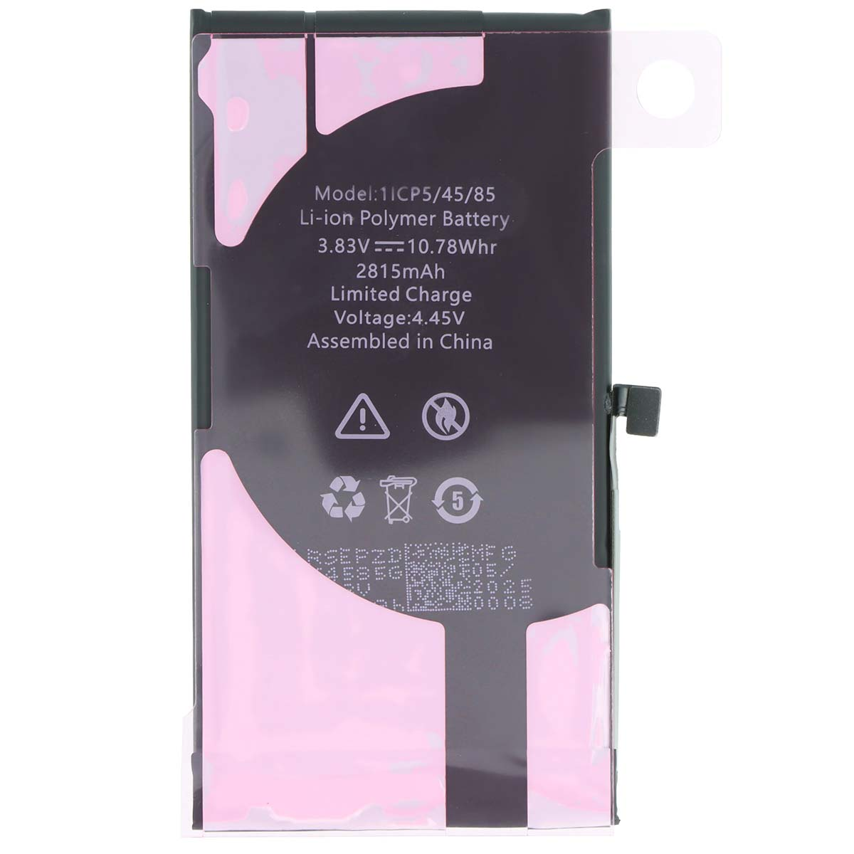 Ein schlankes Li-Ionen-Polymer-Akkupack mit Modellnummer 11CP5/45/85.