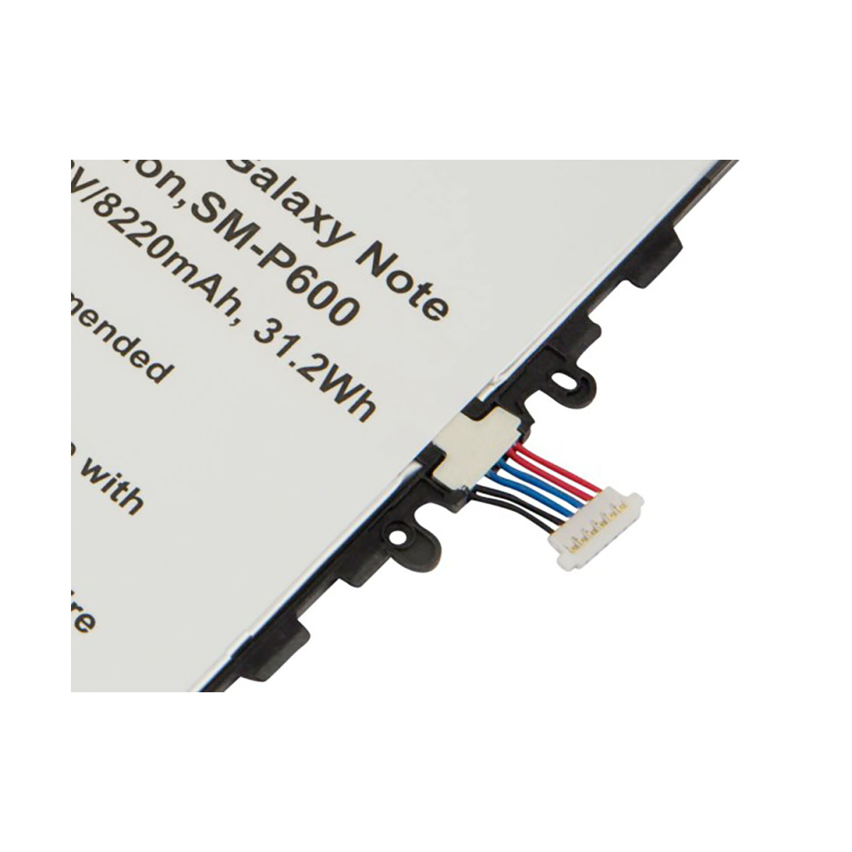 Batería para Samsung Galaxy Note SM-P600, 8220mAh, con cables.