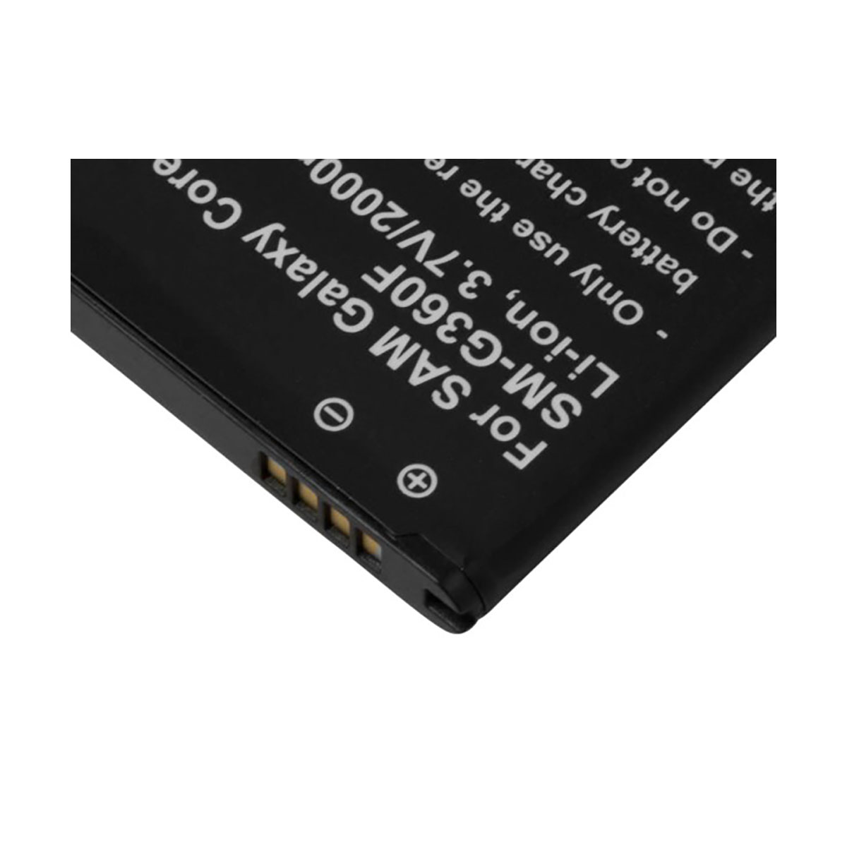 Batteria nera per Samsung Galaxy Core SM-G360F, 3,7V.