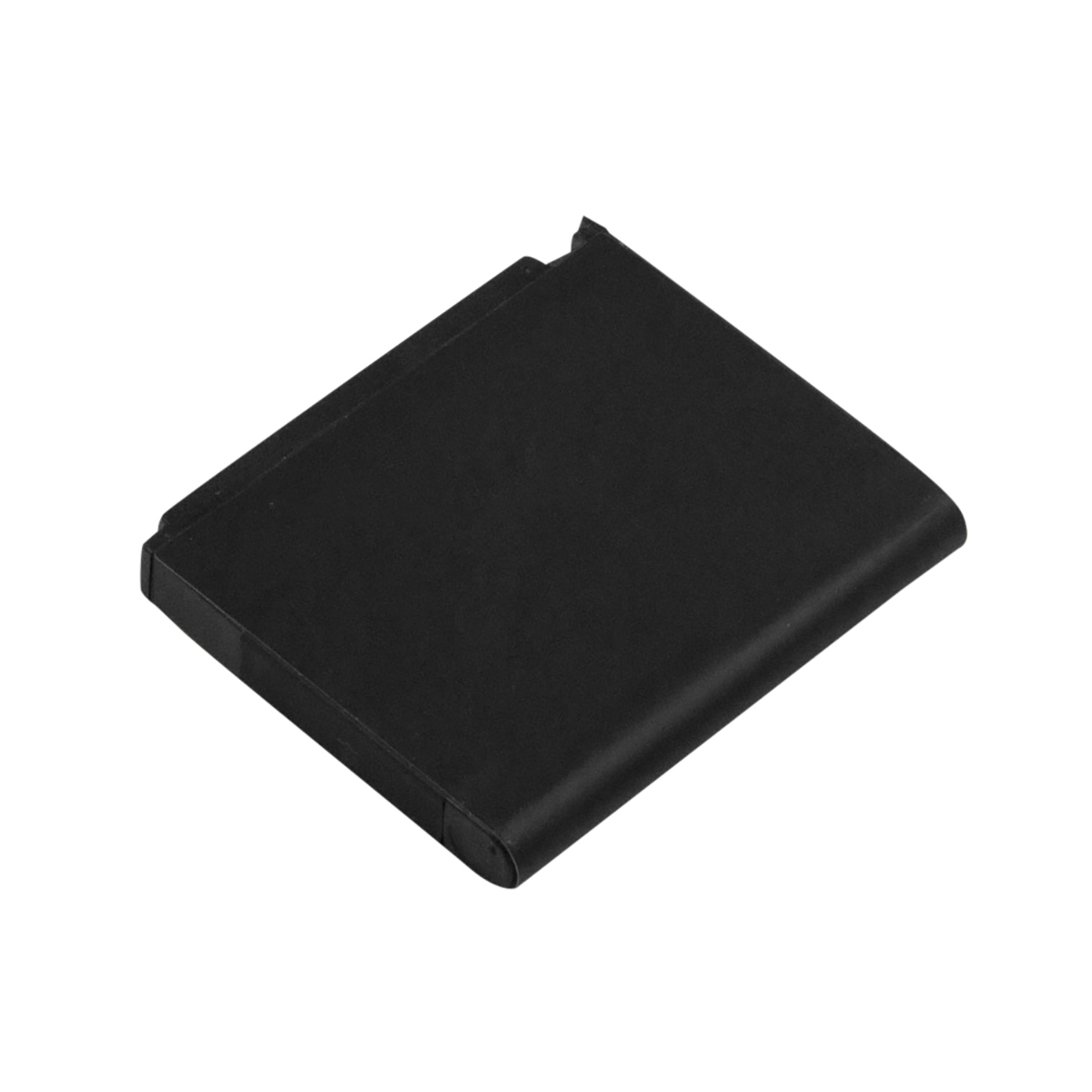 Un piccolo rettangolo nero su sfondo bianco.