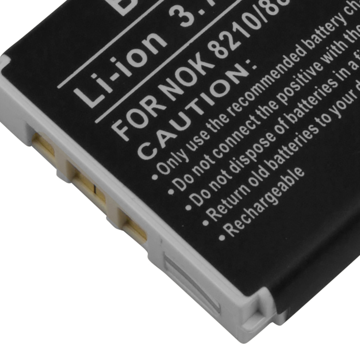Batteria Li-ion per NOK 8210/8. Attenzione: Usare solo batterie consigliate.