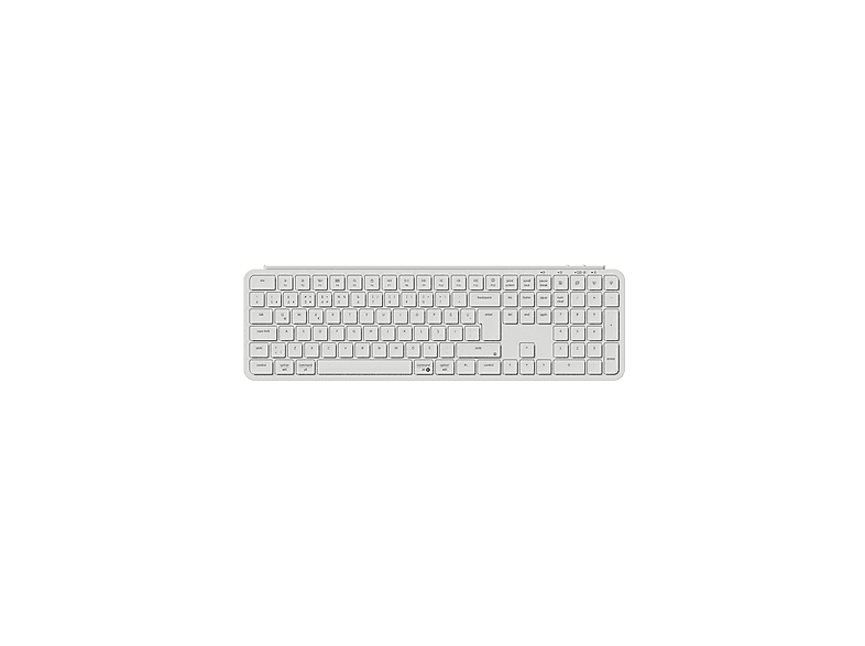 KEYCHRON B6 Pro %100 Full Size Ultra-Slim 2.4 GHz Türkçe Kablosuz Oyuncu Klavyesi Beyaz