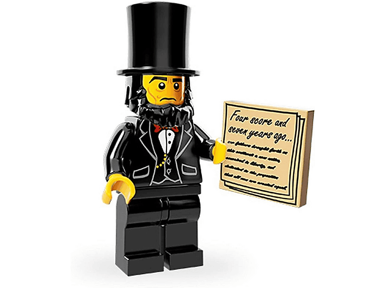 LEGO Movie Seri 1 - 5 Abraham Lincoln Minifigür 71004