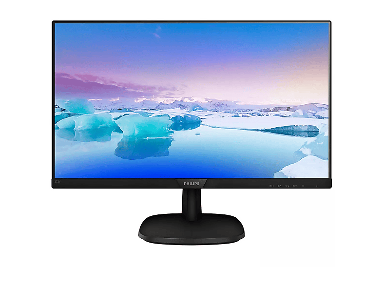 PHILIPS 273V7QJAB VLine LED IPS 75Hz 1920x1080 VGA HDMI Multimedya VESA 27 inç Full-HD+ 5 ms Monitör Siyah