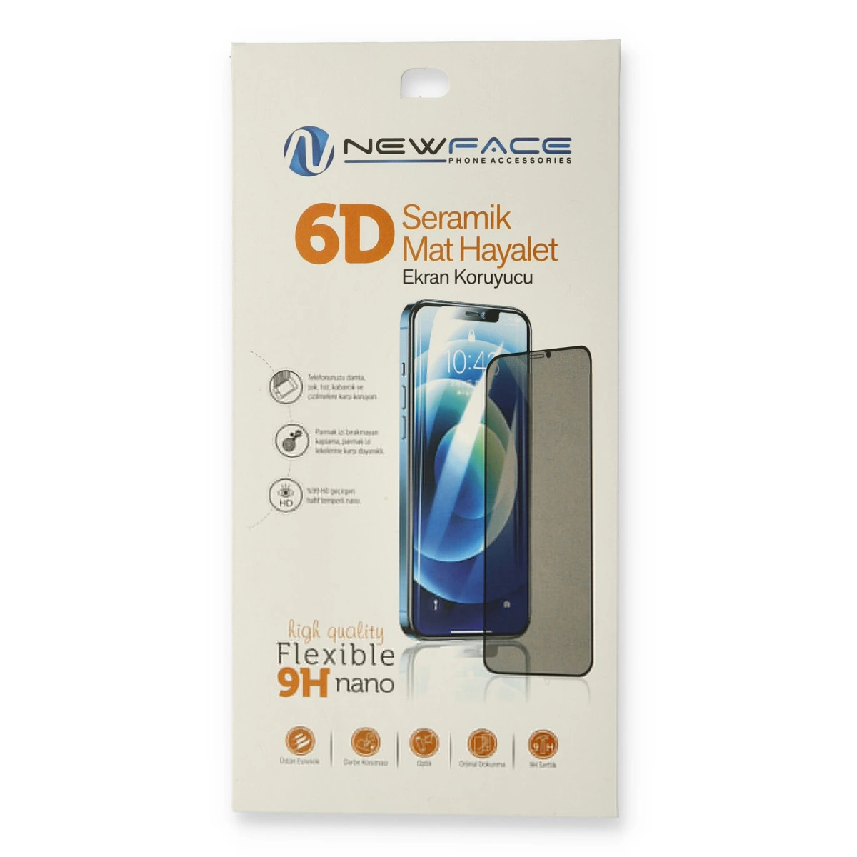 NEWFACE iPhone 11 Uyumlu 6D Mat Seramik Hayalet Nano Ekran Koruyucu