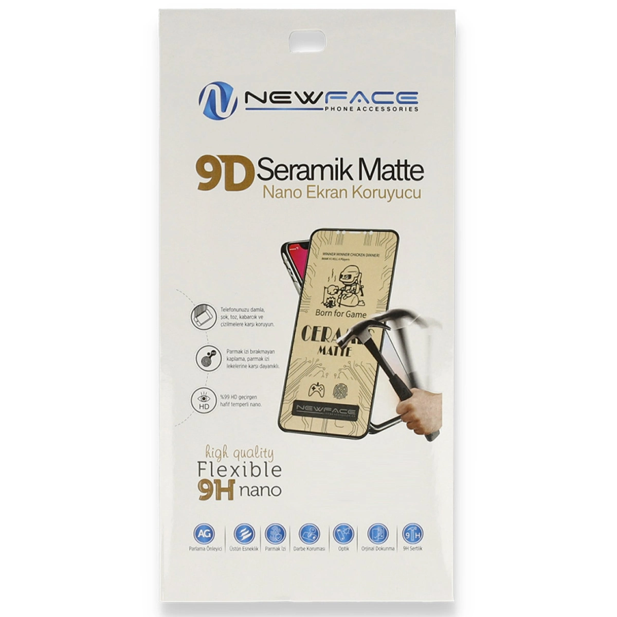 NEWFACE iPhone 6 Plus Uyumlu Mat Seramik Nano Ekran Koruyucu