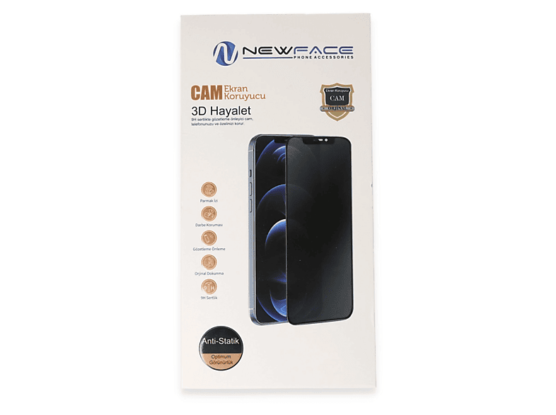 NEWFACE Xiaomi Mi 15t Uyumlu 3D Antistatik Hayalet Cam Ekran Koruyucu