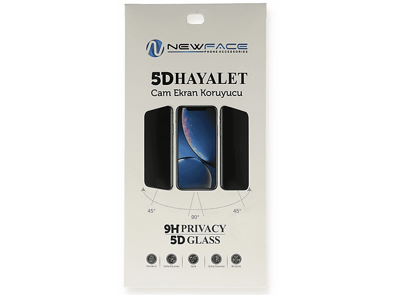 NEWFACE Samsung Galaxy S22 Plus Uyumlu 5D Hayalet Cam Ekran Koruyucu