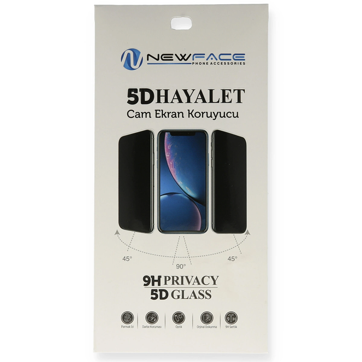 NEWFACE Xiaomi Redmi Note 8 Pro Uyumlu 4D Hayalet Cam Ekran Koruyucu