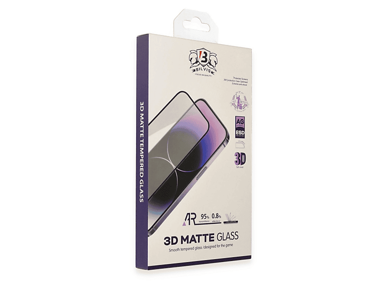 NEWFACE iPhone 11 Uyumlu Bilvis 3D Mat Cam Ekran Koruyucu