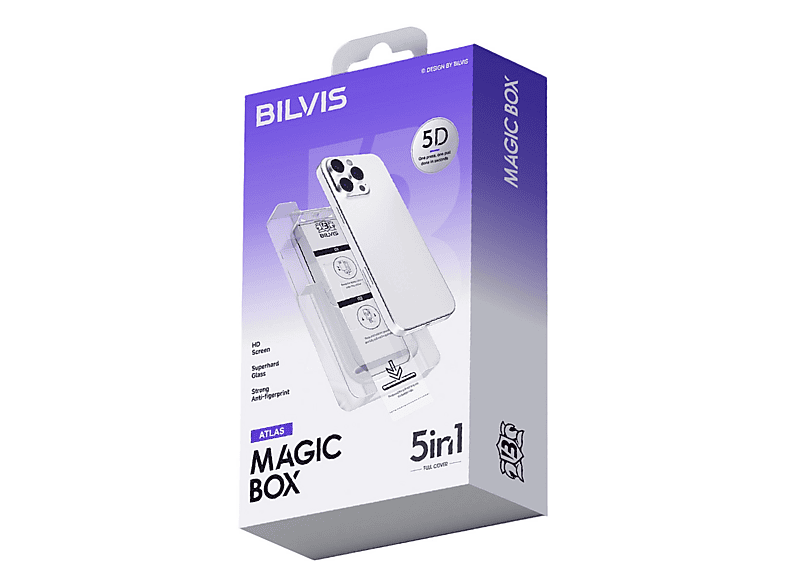 NEWFACE iPhone 11 Uyumlu Bilvis 5in1 3D Magic Cam Ekran Koruyucu