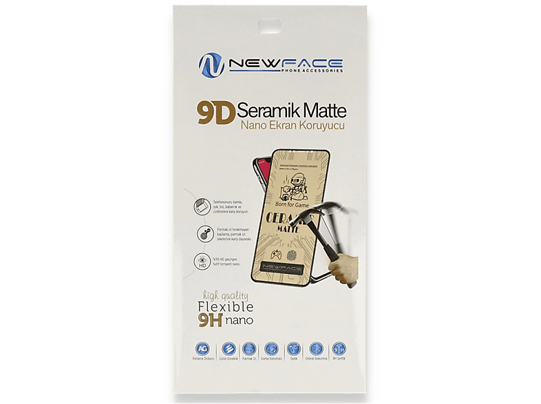 NEWFACE Xiaomi Poco X3 GT Uyumlu Mat Seramik Nano Ekran Koruyucu