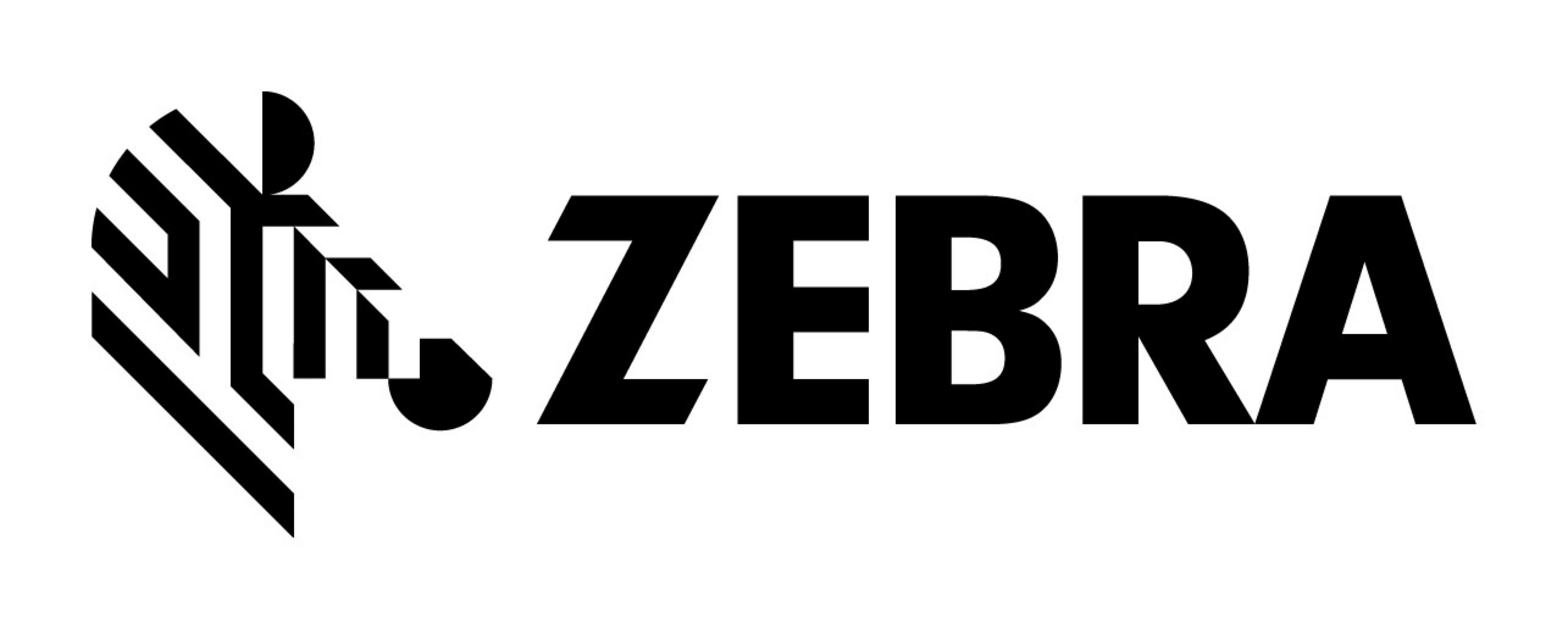 Das Zebra-Logo zeigt eine stilisierte Zebrastreifenzeichnung neben dem Wort ZEBRA.