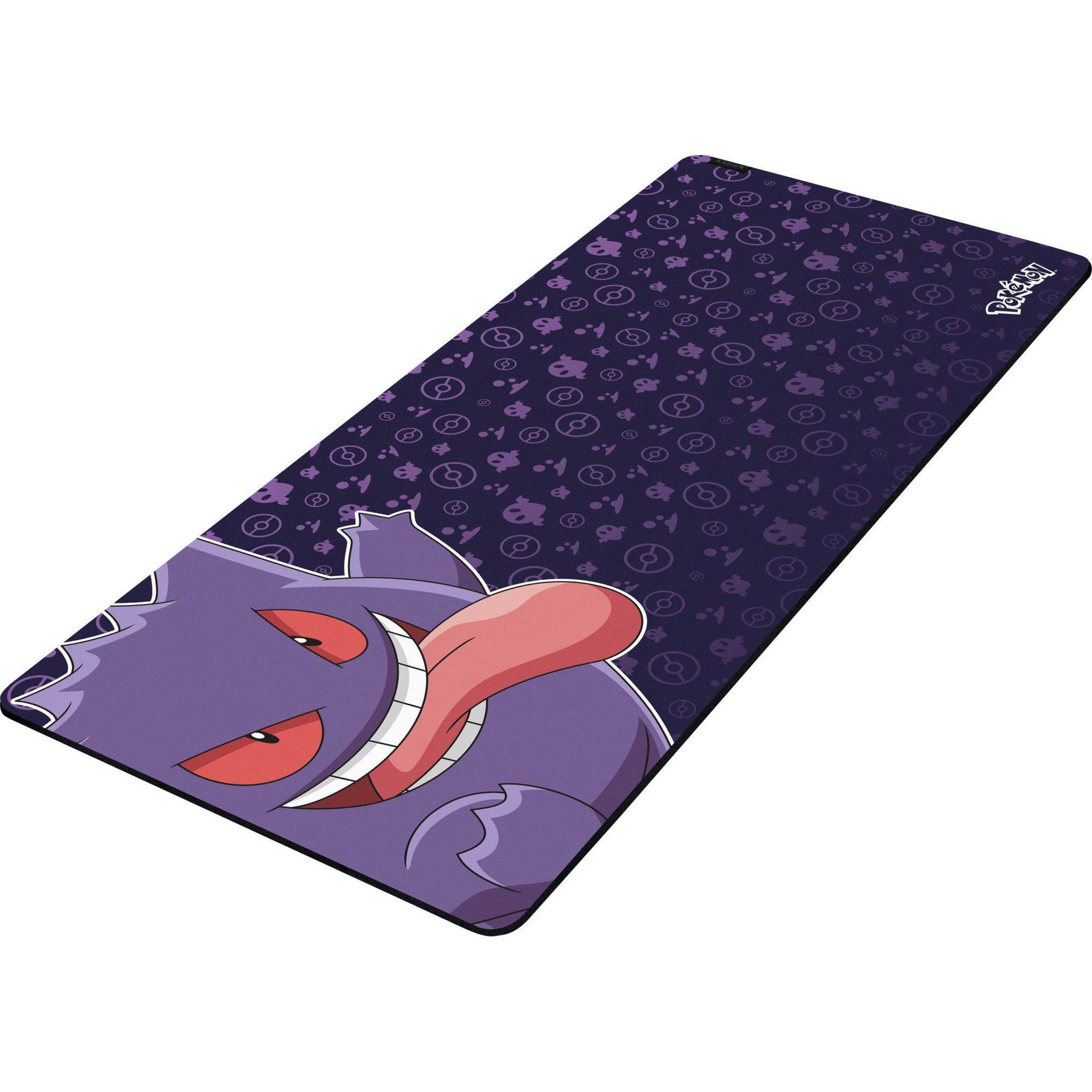 Lila Pokémon-Mauspad mit Gengar und Pokémon-Logo.