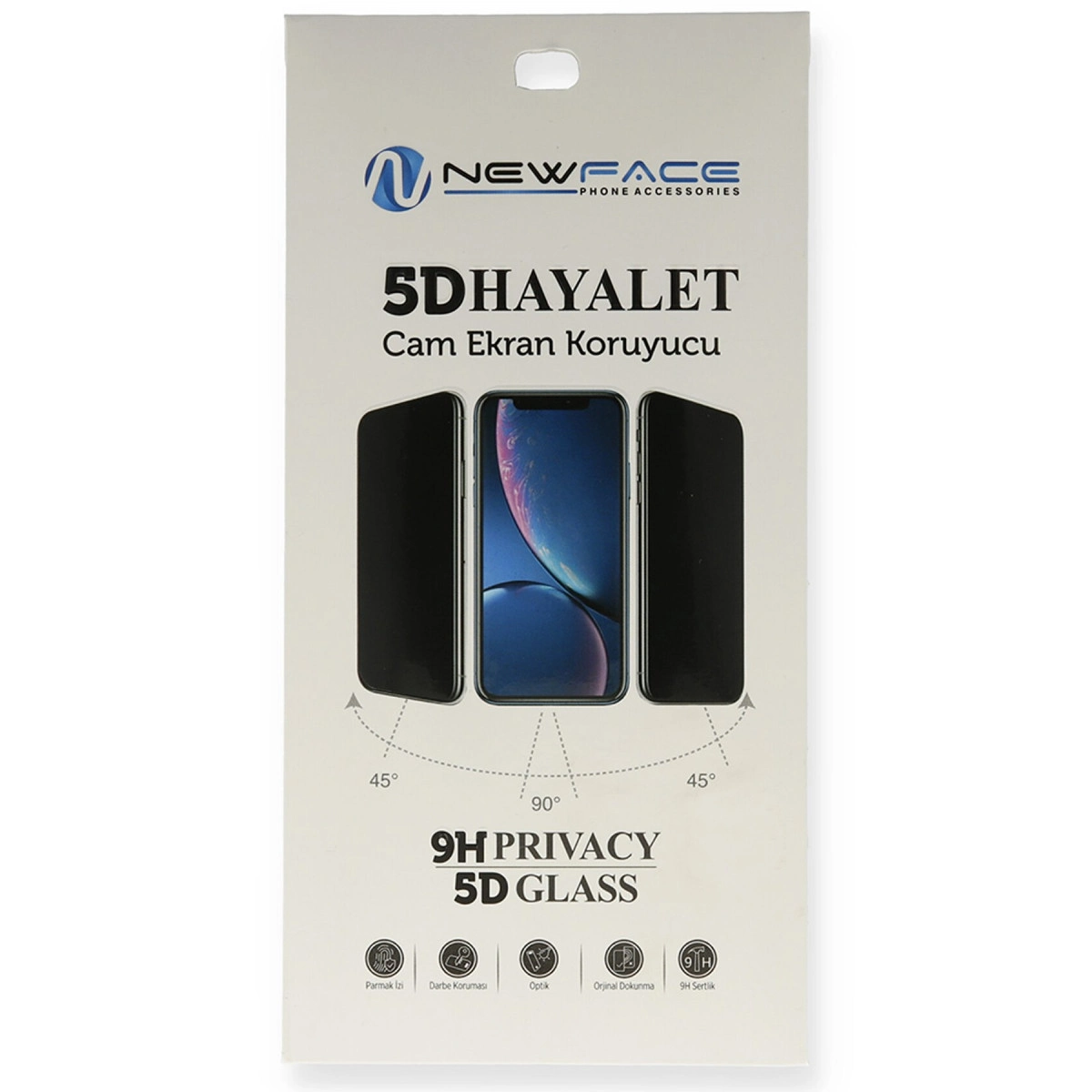 NEWFACE Samsung Galaxy A11 Uyumlu 5D Hayalet Cam Ekran Koruyucu
