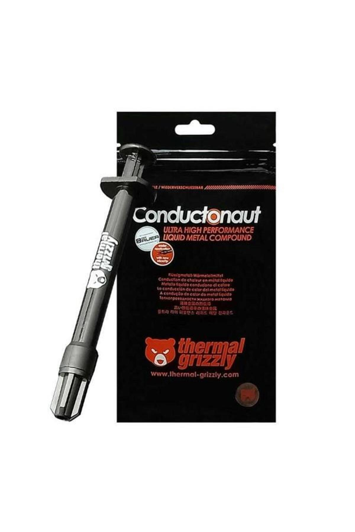 Thermal Grizzly Conductonaut sıvı metal termal macun şırıngası.