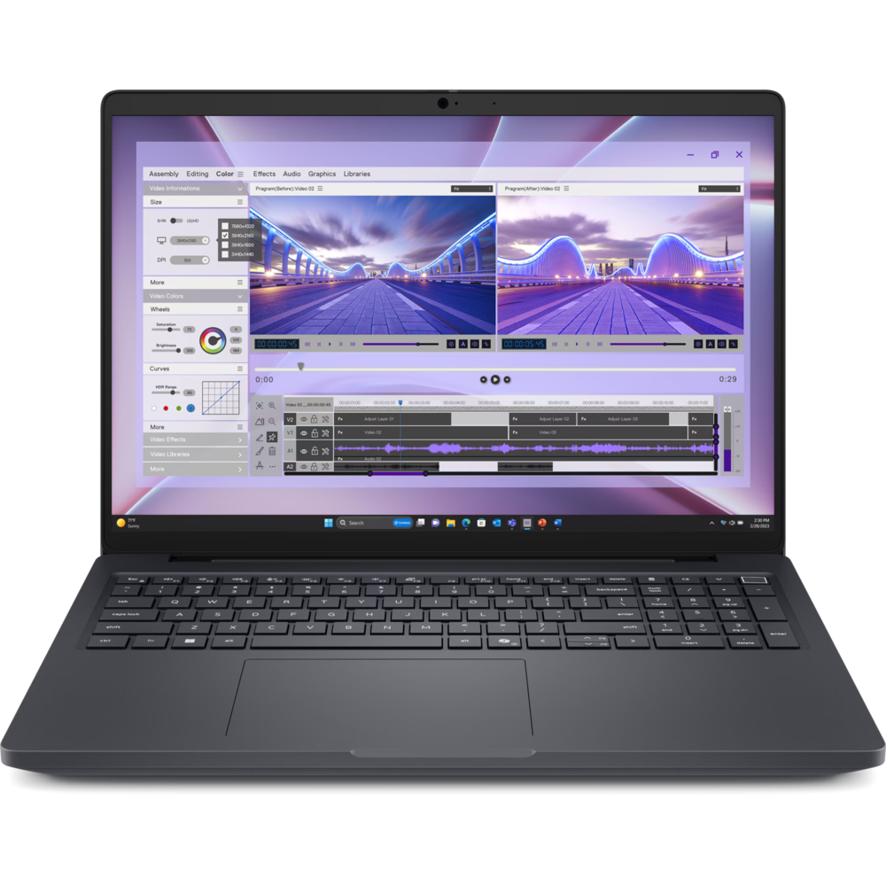 DELL Pro Max 16 8GB RTX Pro 1000 Blackwell FHD+ MC16250-5 Intel Core Ultra 9 285H 32 GB RAM 1 TB SSD 16 inç Windows 11 Pro Laptop Siyah