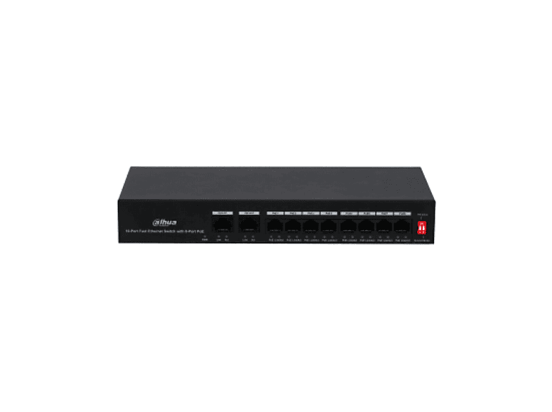 DAHUA TECHNOLOGY PFS3010-8ET-65 Poe Yönetilemez 10 Switch Siyah