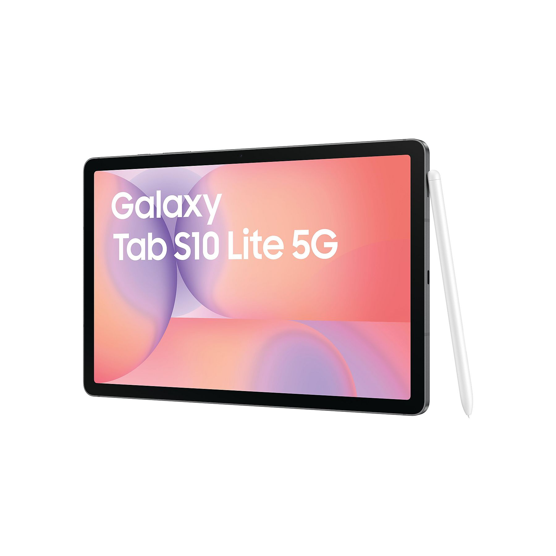 Ein Tablet mit Stift, das Galaxy Tab S10 Lite 5G auf dem Bildschirm.