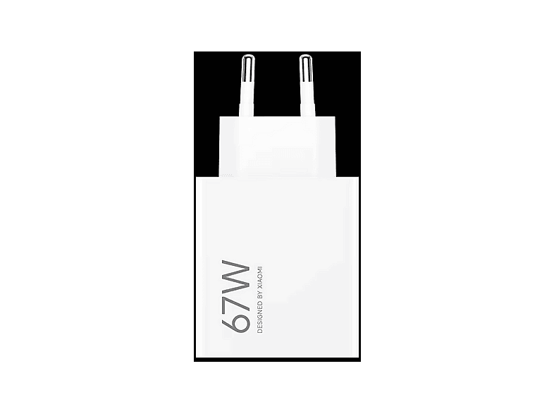 XIAOMI 67W TYPE-A Orijinal Kablosuz Hızlı Şarj Adaptörü Beyaz