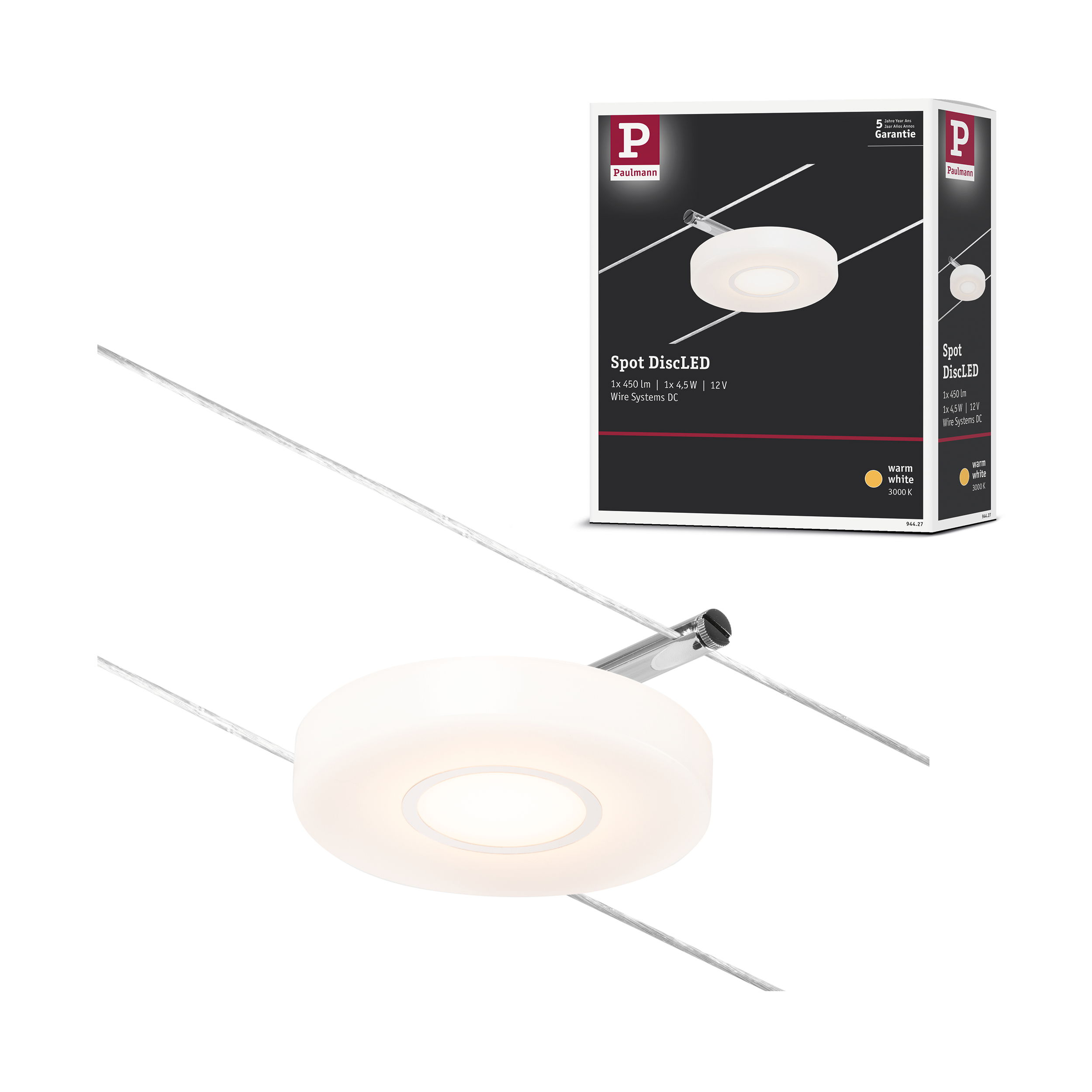 Oświetlenie Paulmann Spot DiscLED na systemie linkowym.