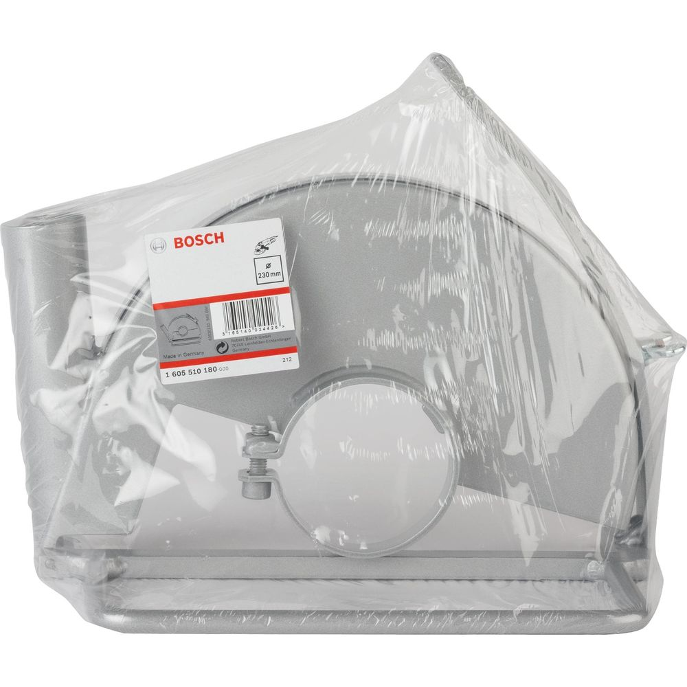 Bosch Schutzhaube für 230mm Trennschleifer, metallisch, in Plastik verpackt.