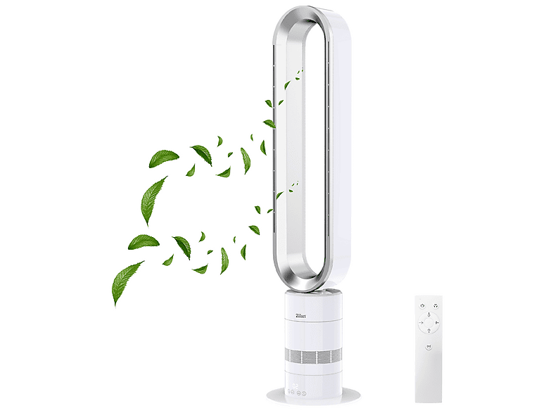 ZILAN ZLN2426 Pervanesiz Kule Tipi Sessiz Dokunmatik Uzaktan Kumanda 22 W Fan Beyaz