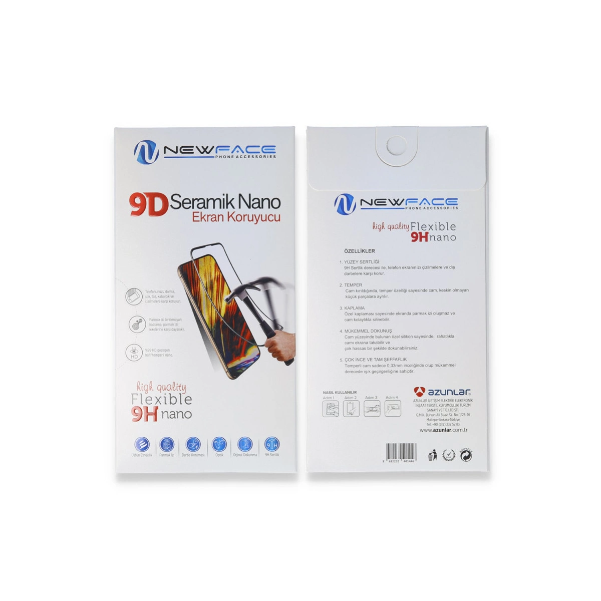 NEWFACE One Plus 9 Uyumlu Seramik Nano Ekran Koruyucu