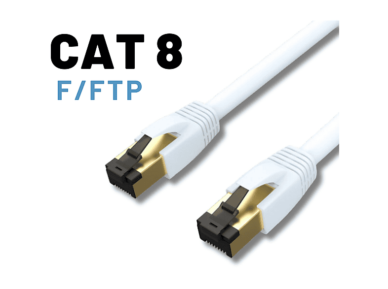 IRENIS 15m CAT8 Kablo F/FTP LSZH Ethernet Network Lan Ağ Kablosu
