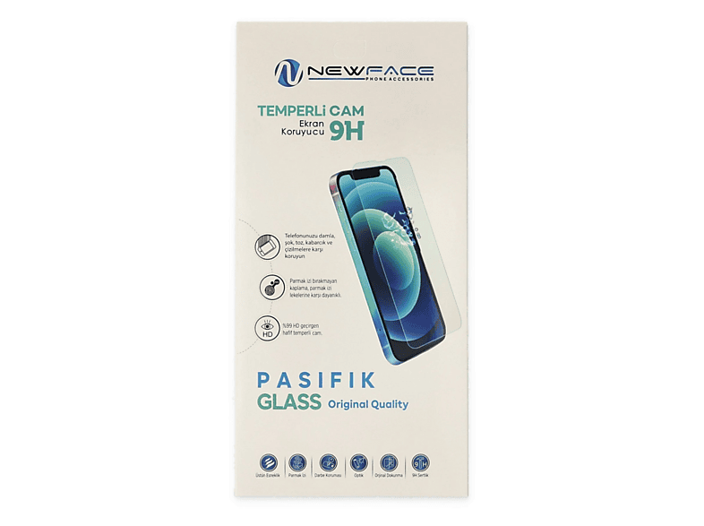NEWFACE Oppo Reno 11F Uyumlu Pasifik Cam Ekran Koruyucu