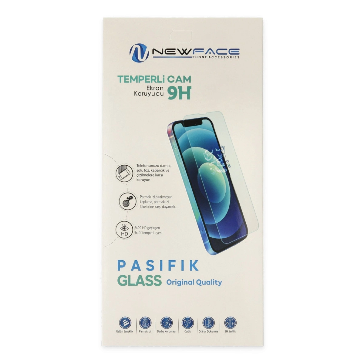 NEWFACE Oppo Reno 11F Uyumlu Pasifik Cam Ekran Koruyucu
