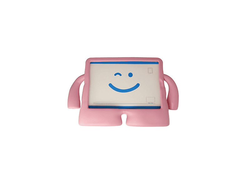 NEWFACE Karakter Silikon iPad 4 9.7 Uyumlu Tablet Kılıfı Açık Pembe