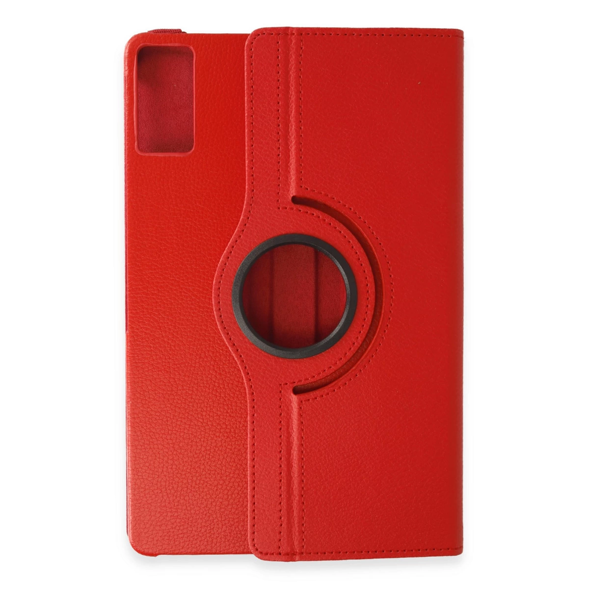 NEWFACE 360 Deri Xiaomi Redmi Pad SE 11 Uyumlu Tablet Kılıfı Kırmızı