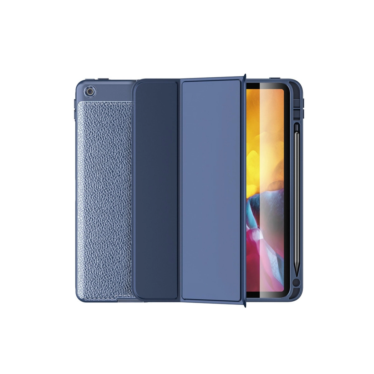 NEWFACE Focus Silikon Apple iPad 10.2 (7.Nesil) Tablet Kılıfı Lacivert