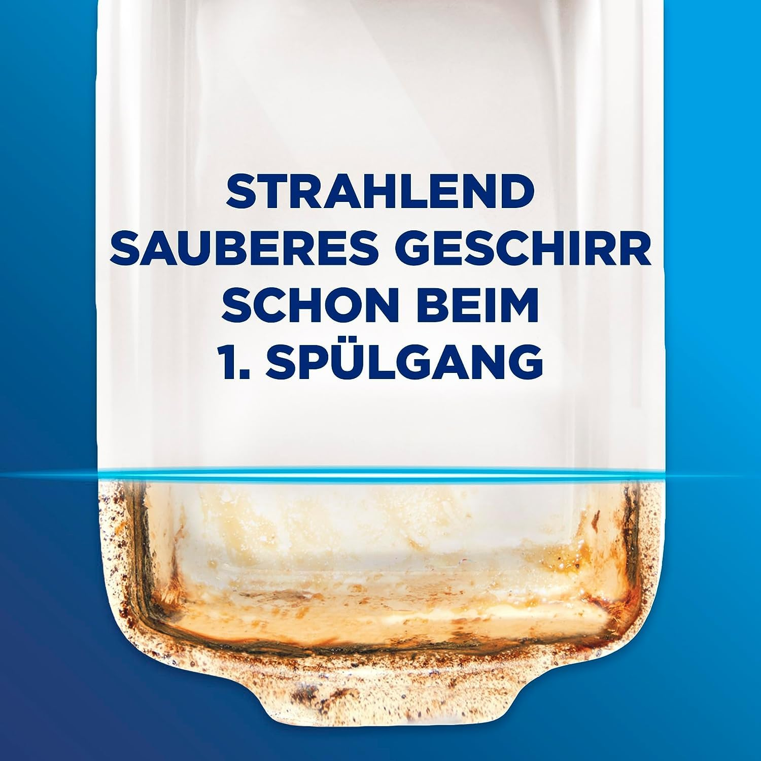 Vergleich zweier Oberflächen: oben sauber, unten stark verschmutzt.