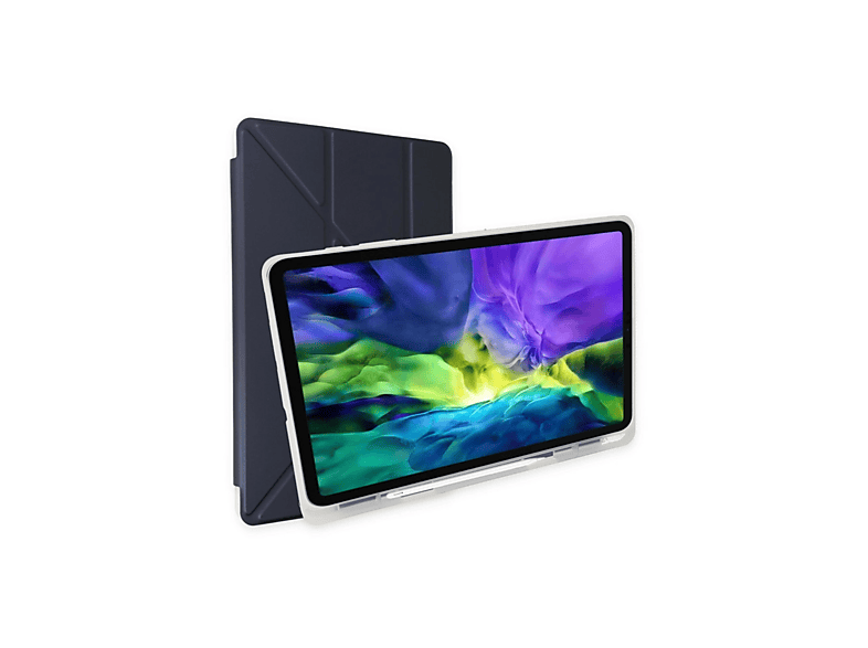 NEWFACE Kalemlikli Mars Samsung Galaxy T870 Tab S7 11 Uyumlu Tablet Kılıfı Lacivert